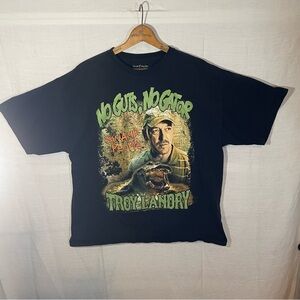 Troy Landry No Guts, No Gator Swamp People Black T-Shirt Black Men’s Size 2XL.